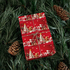 Impression festive, papier d'emballage