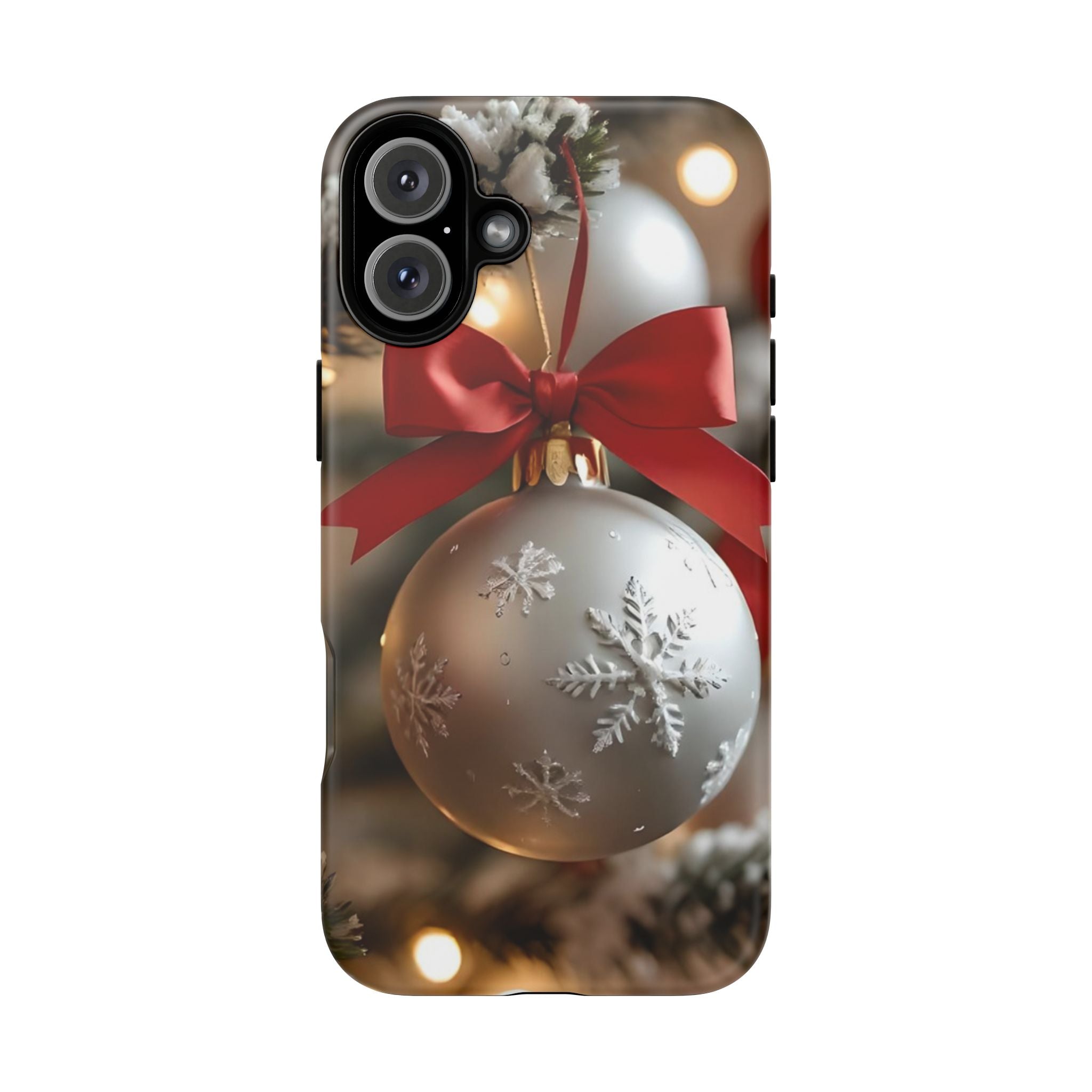 Christmas Phone Case with Seasonal Ornament Design, Festive Mobile Cover, Holiday Gift for Friends and Family, Winter Accessories, [...]