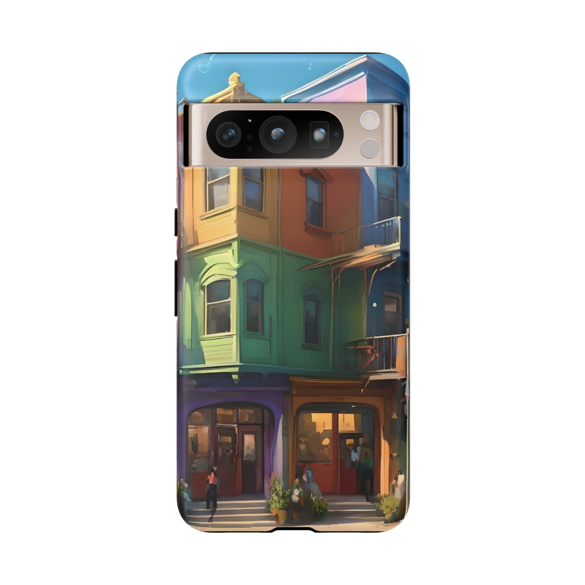 Colorful Phone Case with Artistic Cityscape Design, Tough Phone Cover, Unique Gift for Art Lovers, Vibrant Mobile Accessory, Perfect [...]