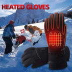 Winter Electric Battery Heating Gloves - Touch Screen Motor Gloves-3