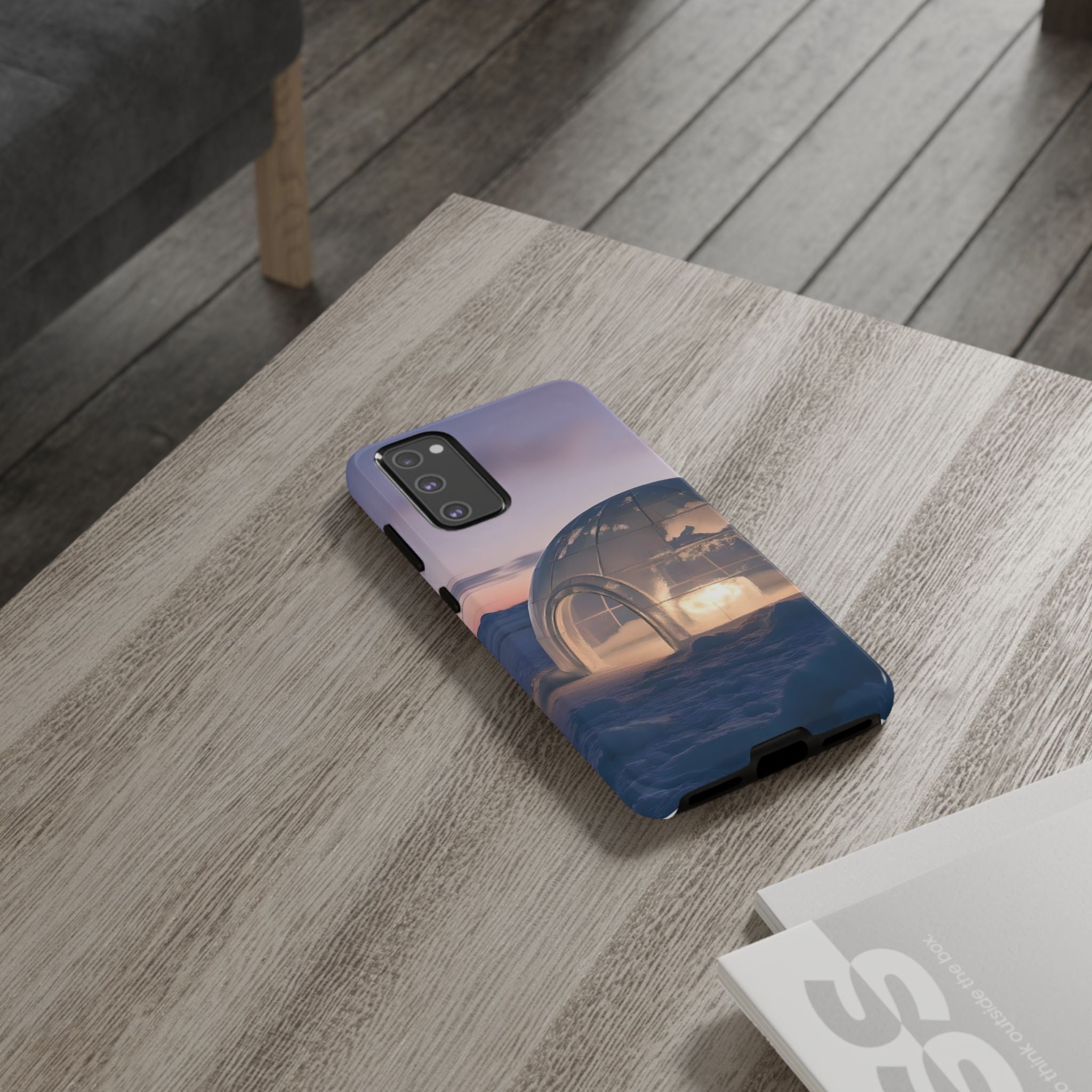 Arctic Igloo Twilight Snow Landscape, Phone Case