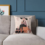 Cozy Witch Fall Design, Decorative Pillow