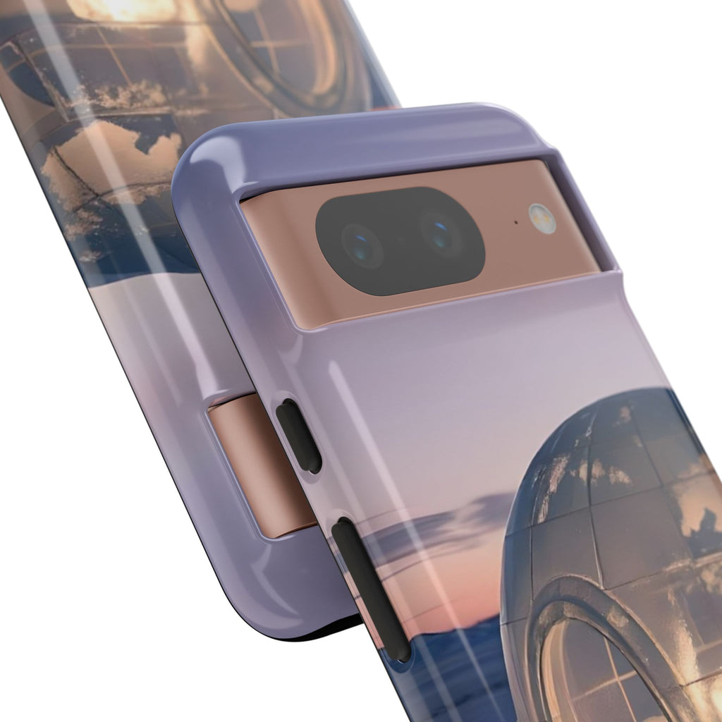 Arctic Igloo Twilight Snow Landscape, Phone Case