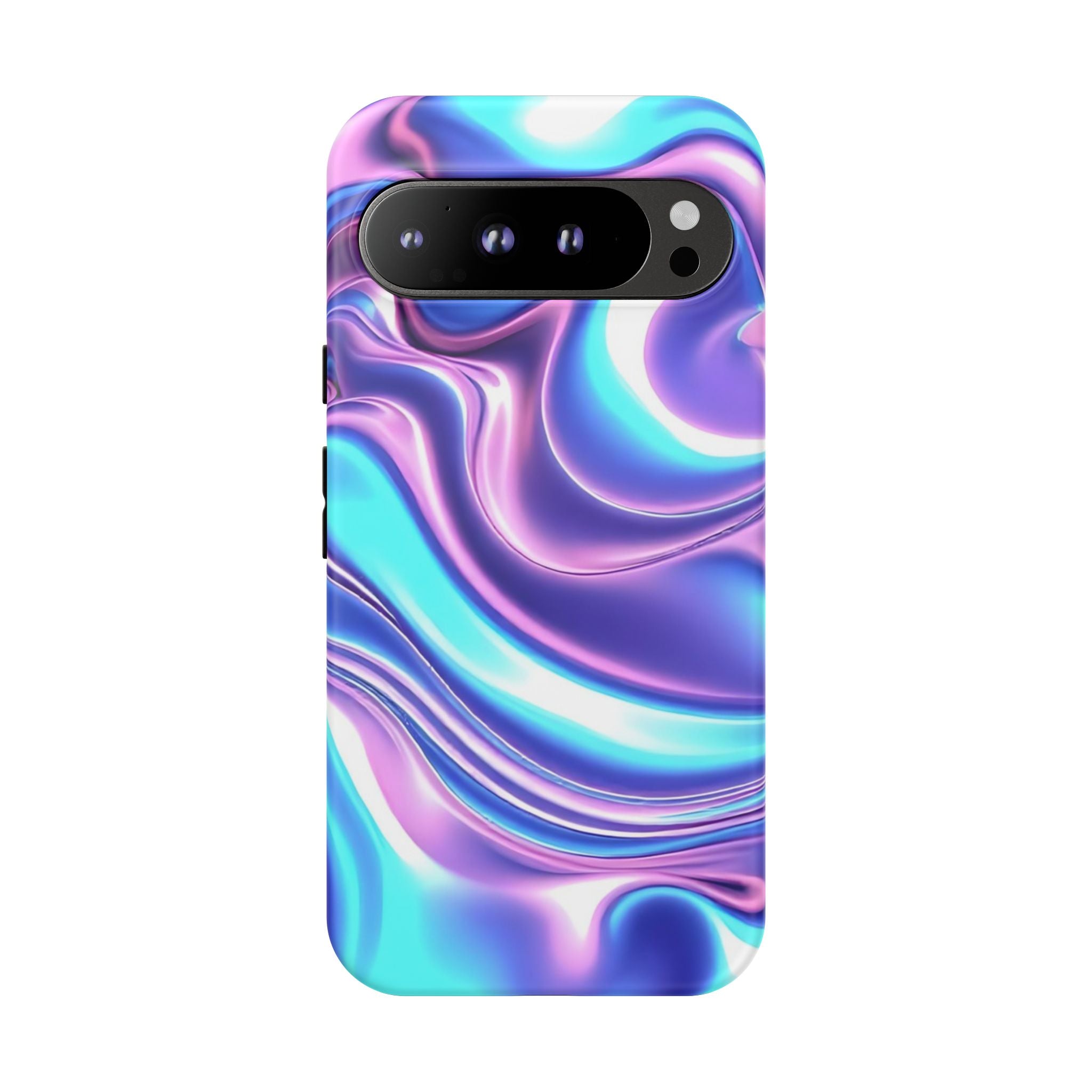 Colorful Phone Case, Tough Case, Swirl Design Phone Cover, Vibrant Phone Accessory, Gift for Her, Trendy Mobile Protection