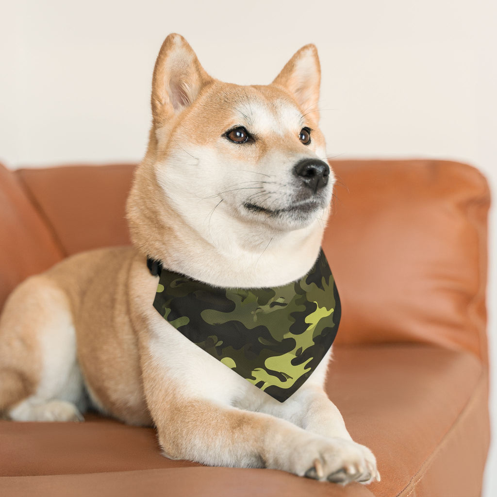 Camouflage Pattern, Dog Bandana