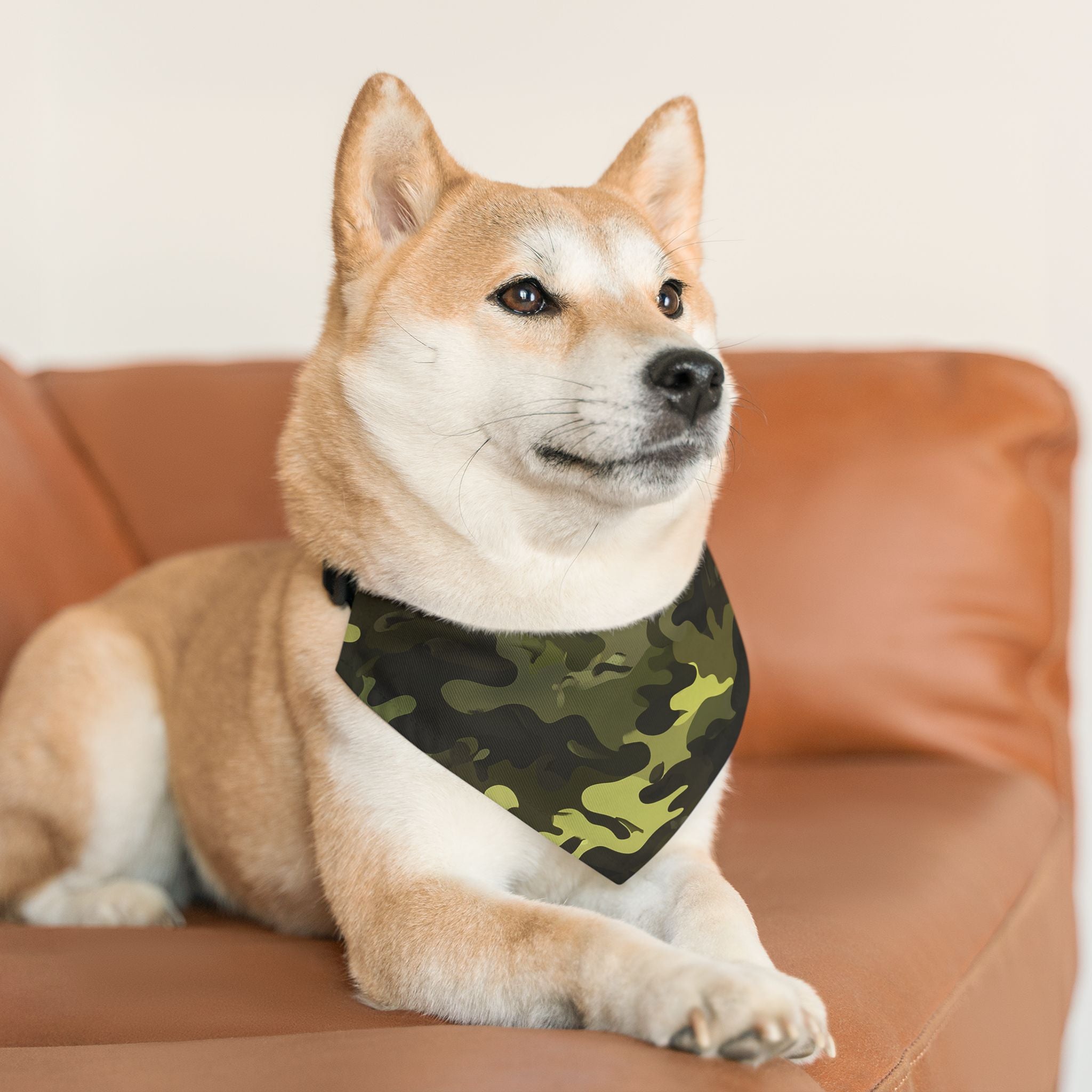Camouflage Pattern, Dog Bandana