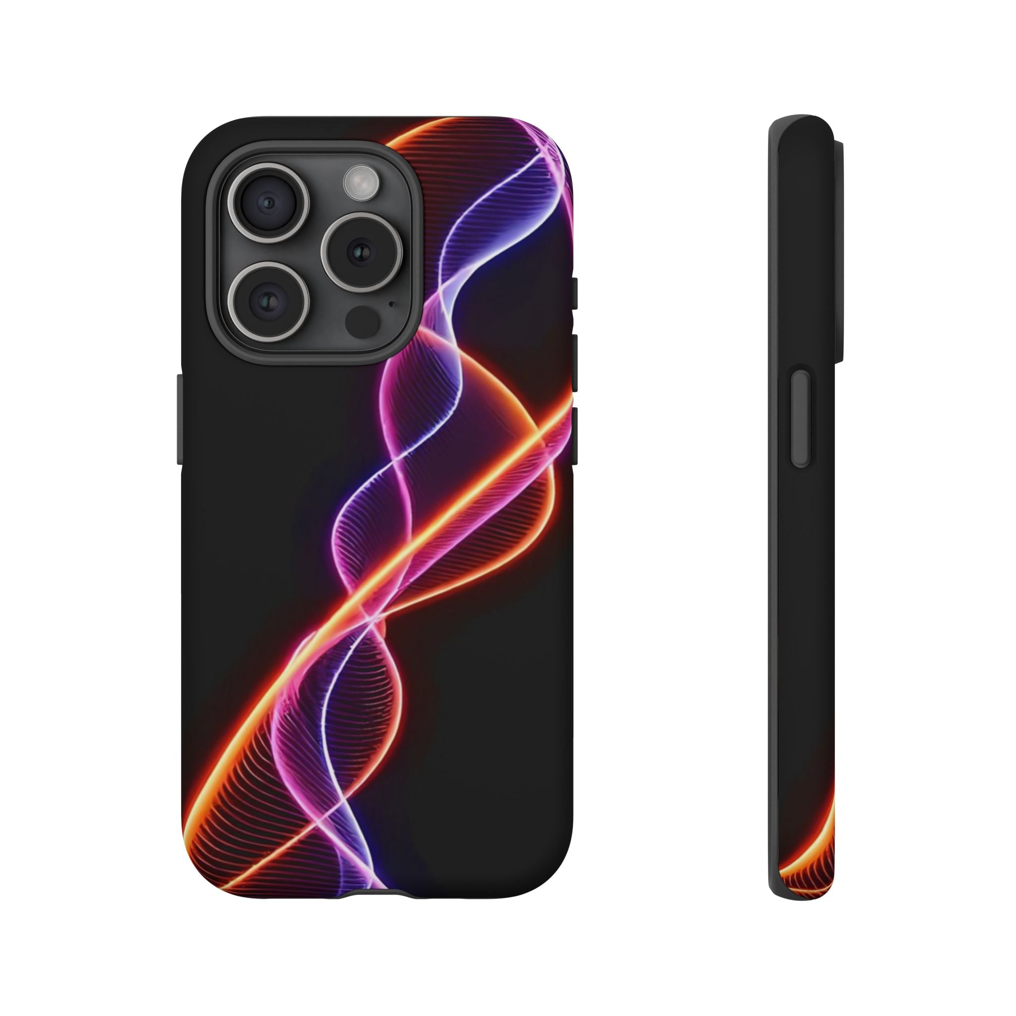 Vibrant Phone Case with Abstract Light Design, Artistic Phone Cover, Modern Tech Accessory, Gift for Tech Lovers, Personalized Phone Case
