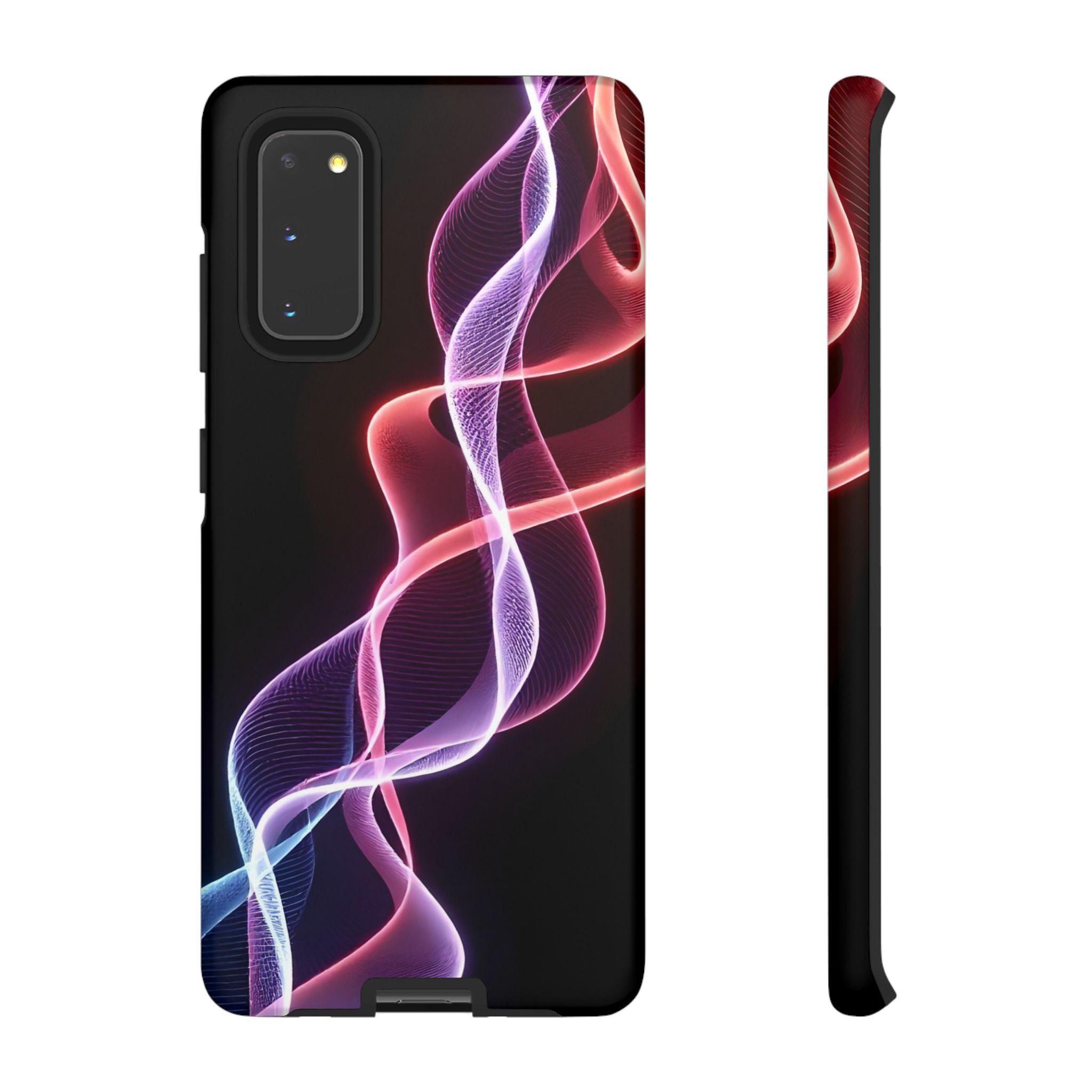 Stylish Phone Case with Vibrant Wave Design, Tough Cases, Phone Accessories, Unique Gift, Trendy Tech, Fashionable Protection