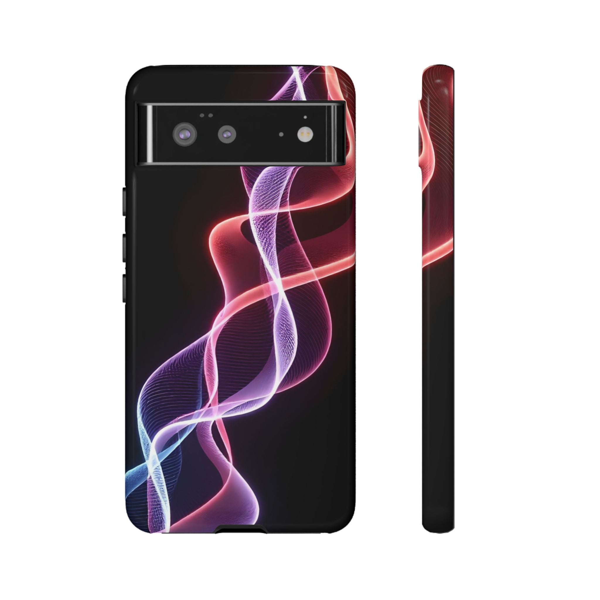 Stylish Phone Case with Vibrant Wave Design, Tough Cases, Phone Accessories, Unique Gift, Trendy Tech, Fashionable Protection