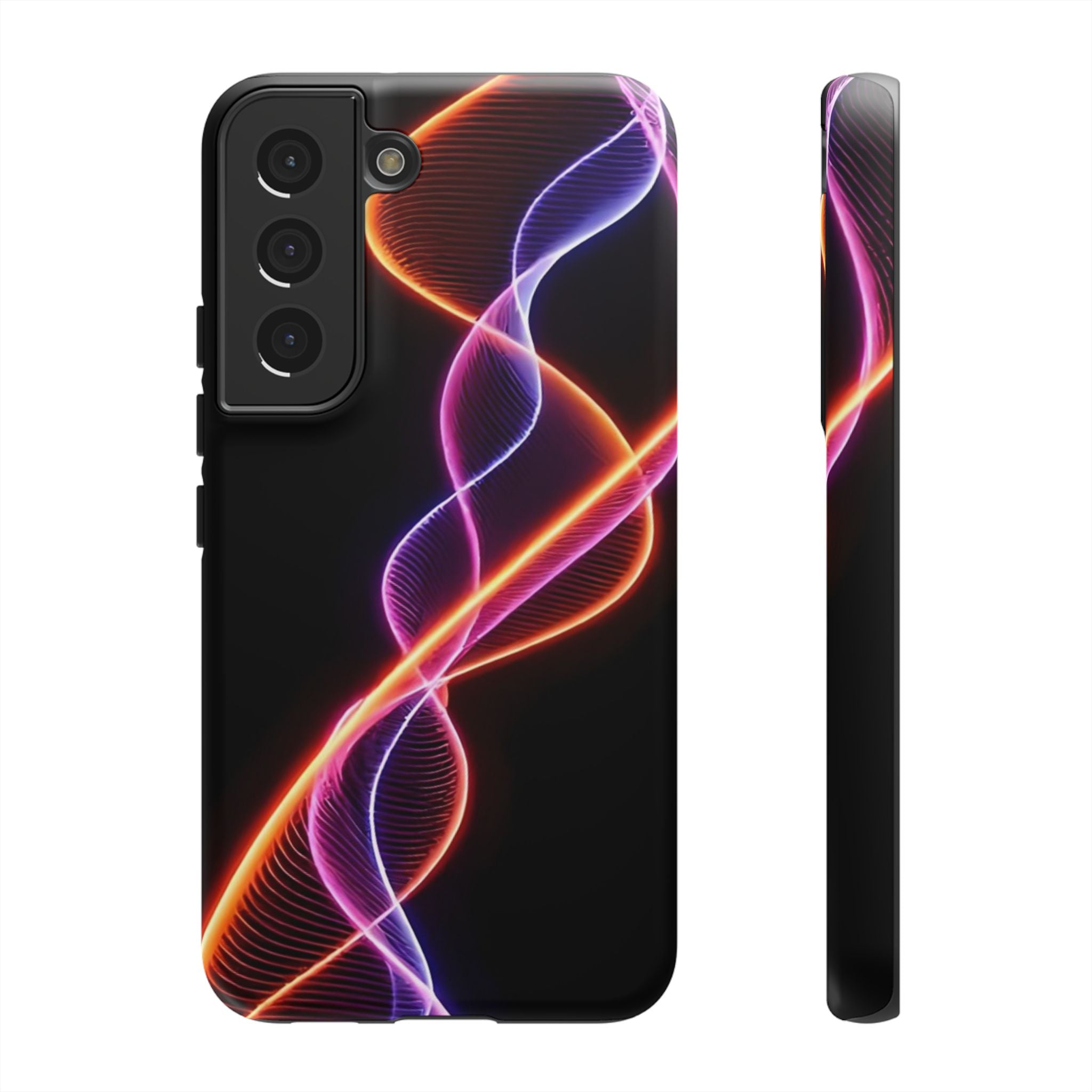 Vibrant Phone Case with Abstract Light Design, Artistic Phone Cover, Modern Tech Accessory, Gift for Tech Lovers, Personalized Phone Case
