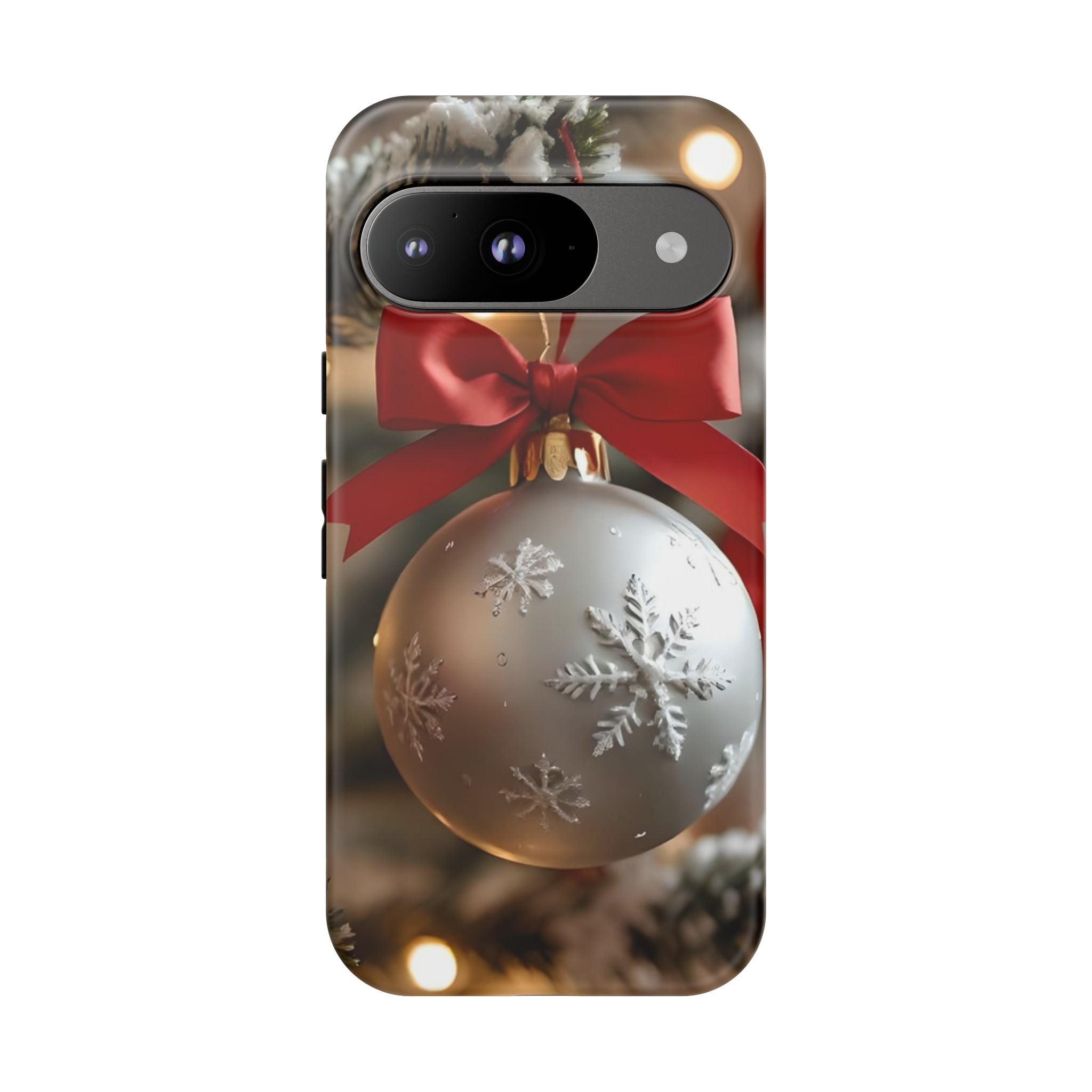 Christmas Phone Case with Seasonal Ornament Design, Festive Mobile Cover, Holiday Gift for Friends and Family, Winter Accessories, [...]