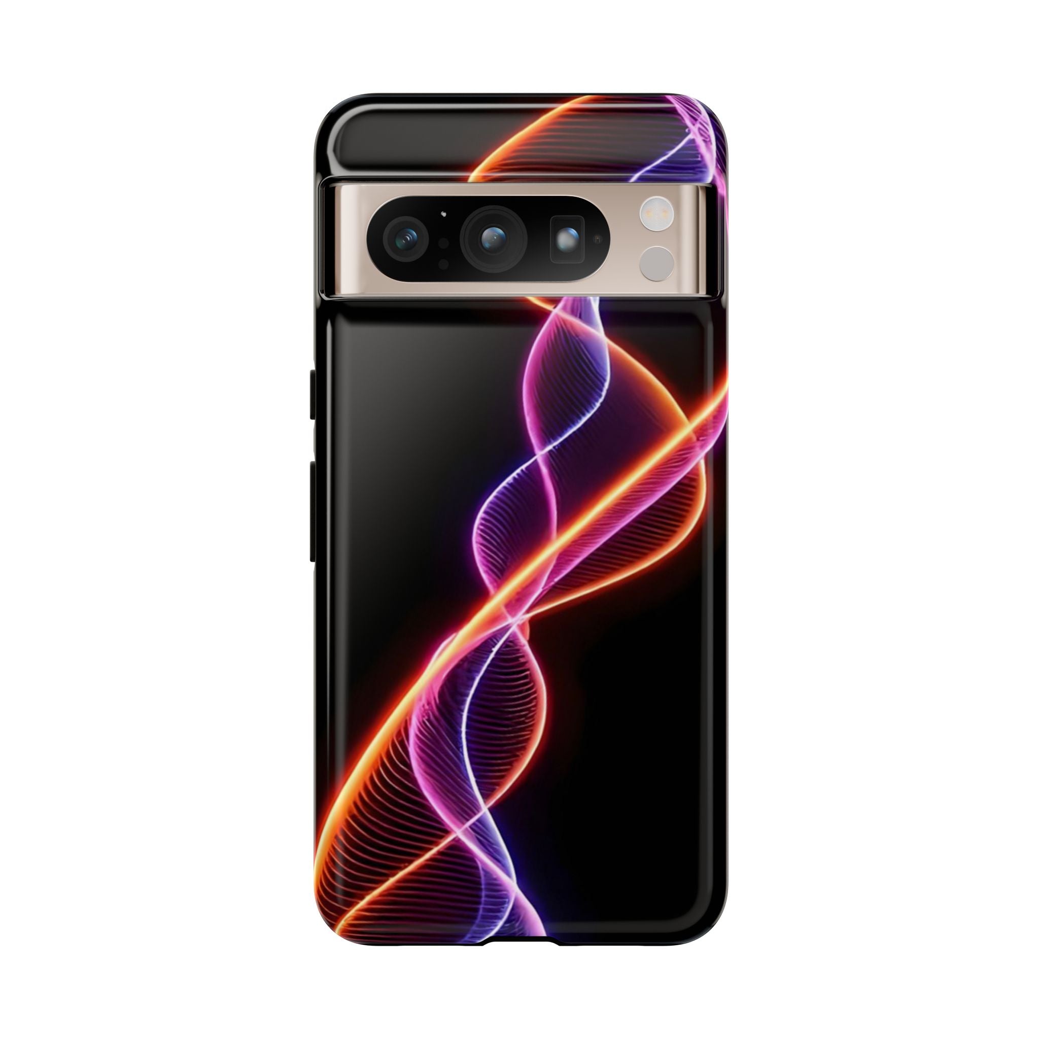 Vibrant Phone Case with Abstract Light Design, Artistic Phone Cover, Modern Tech Accessory, Gift for Tech Lovers, Personalized Phone Case