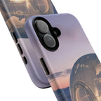 Coque de téléphone Arctic Igloo, paysage enneigé au crépuscule