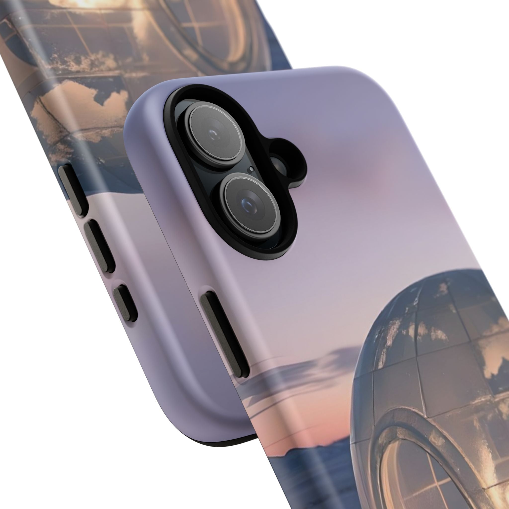 Arctic Igloo Twilight Snow Landscape, Phone Case
