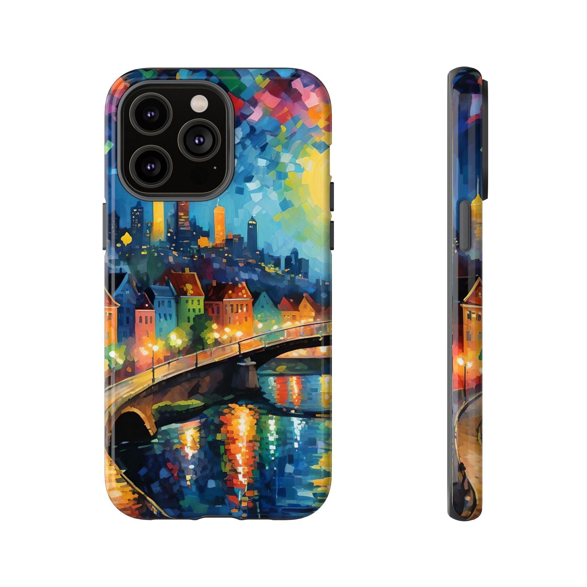 Colorful Phone Case for Tough Cases, Artistic Phone Cover, Unique Gift, Vibrant Design, Decorative Phone Accessories