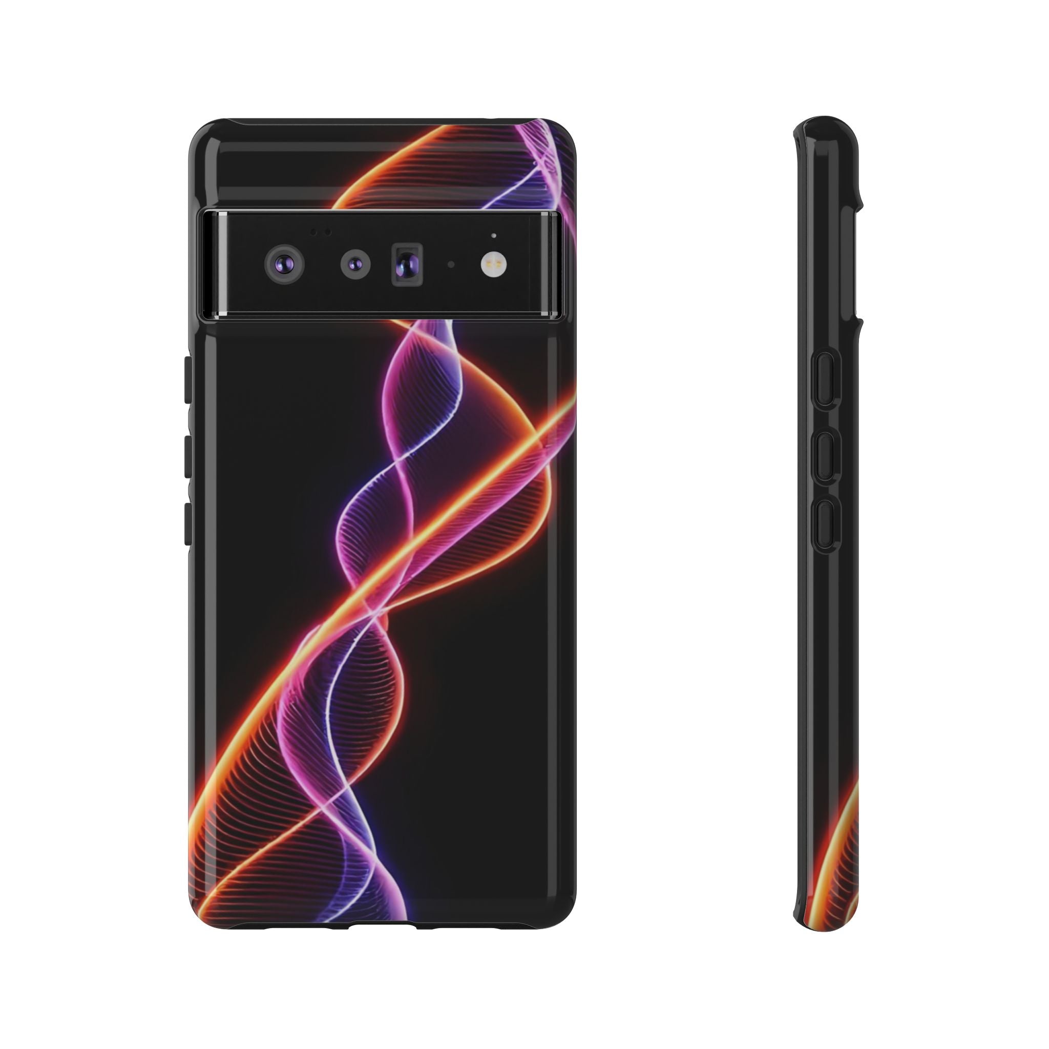 Vibrant Phone Case with Abstract Light Design, Artistic Phone Cover, Modern Tech Accessory, Gift for Tech Lovers, Personalized Phone Case