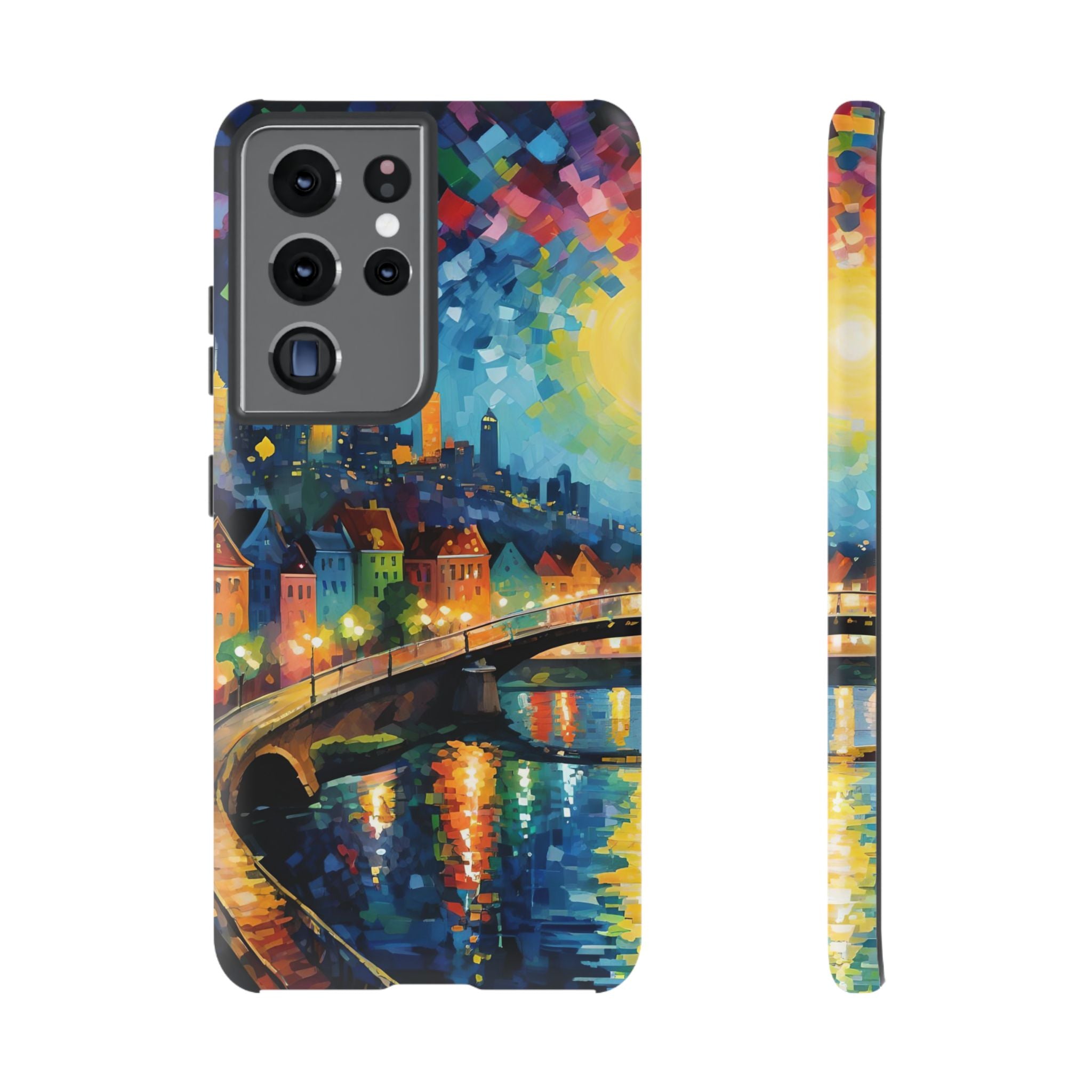 Colorful Phone Case for Tough Cases, Artistic Phone Cover, Unique Gift, Vibrant Design, Decorative Phone Accessories