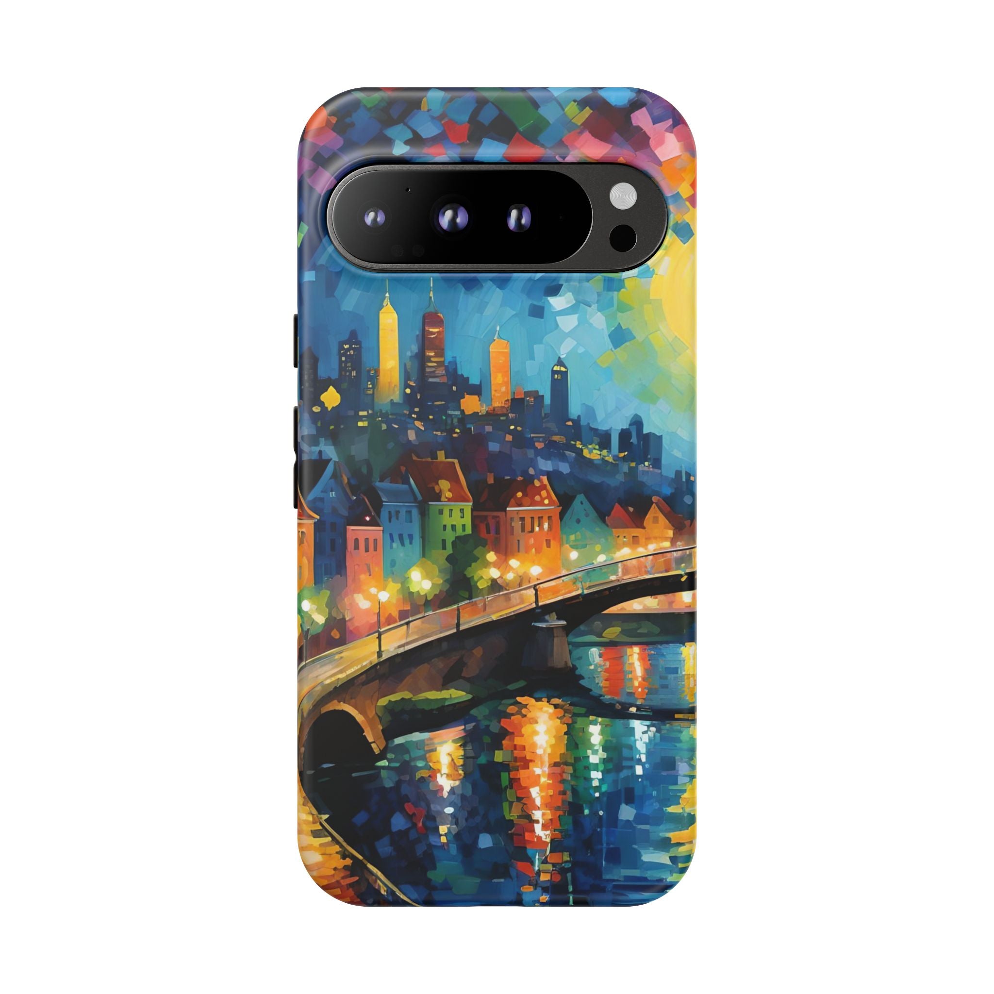 Colorful Phone Case for Tough Cases, Artistic Phone Cover, Unique Gift, Vibrant Design, Decorative Phone Accessories