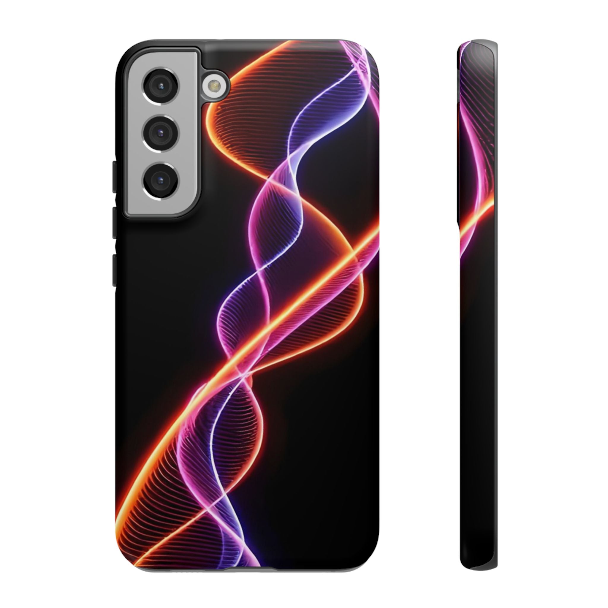 Vibrant Phone Case with Abstract Light Design, Artistic Phone Cover, Modern Tech Accessory, Gift for Tech Lovers, Personalized Phone Case