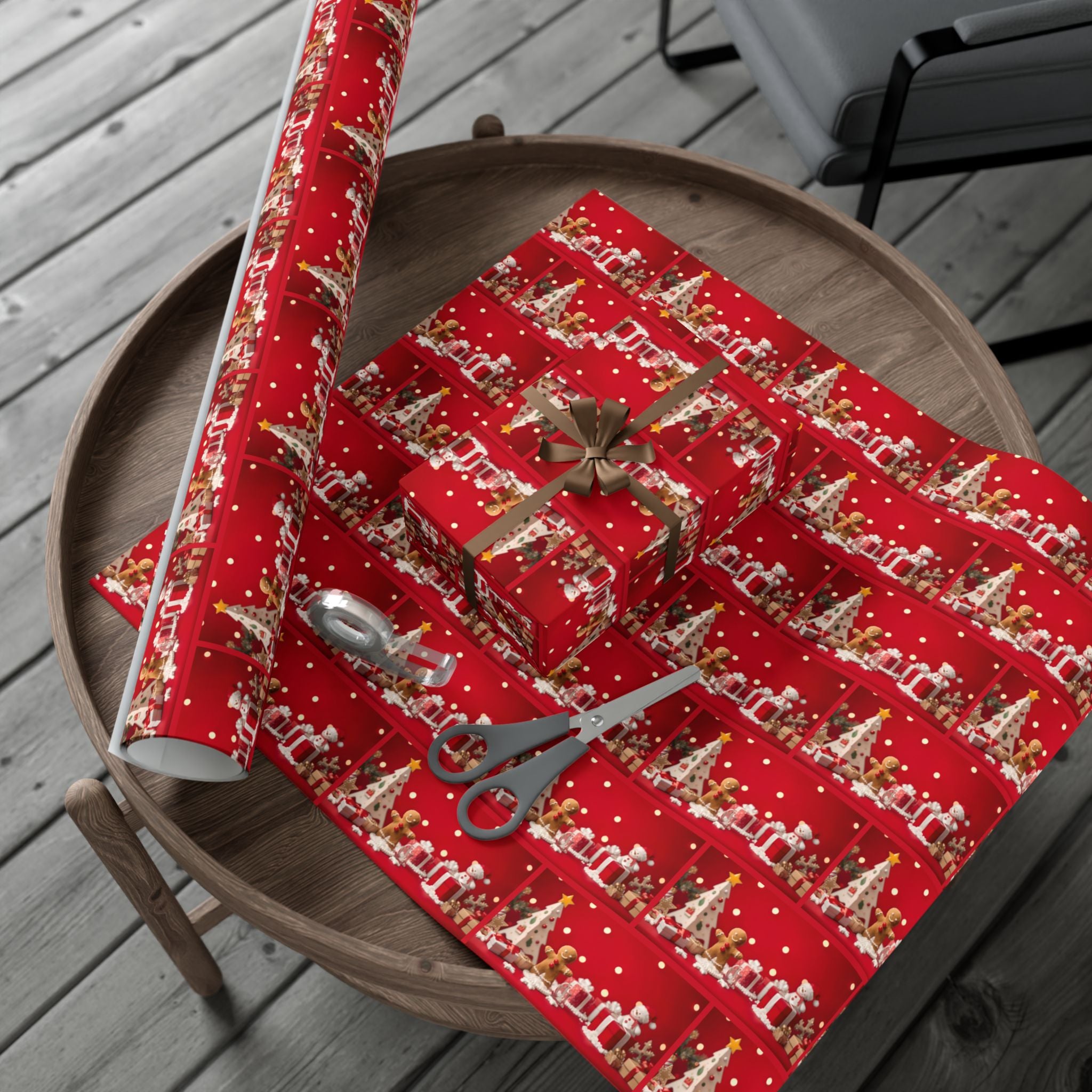 Festive Holiday Print, Wrapping paper