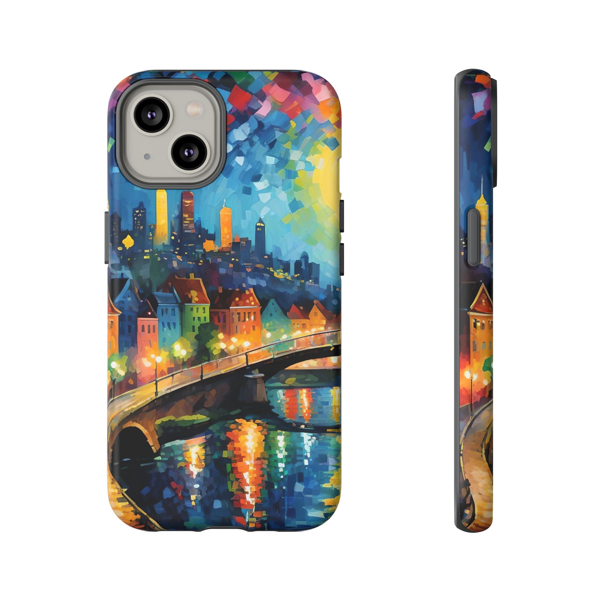 Colorful Phone Case for Tough Cases, Artistic Phone Cover, Unique Gift, Vibrant Design, Decorative Phone Accessories