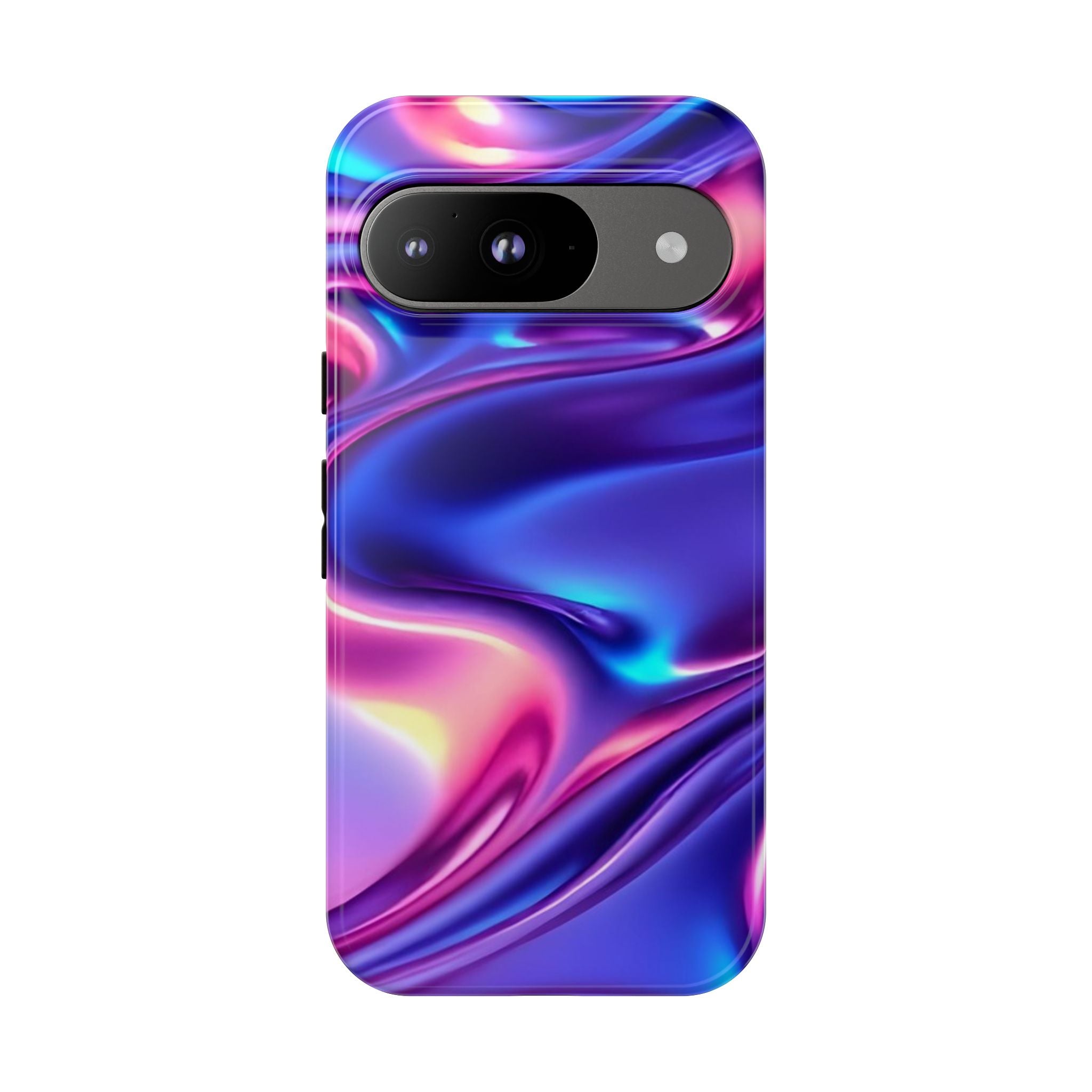 Vibrant Phone Case with Colorful Wave Design, Tough Phone Cover, Stylish Smartphone Case, Unique Gift for Her, Phone Accessories