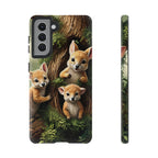 Étui de téléphone à imprimé bébé animal des bois