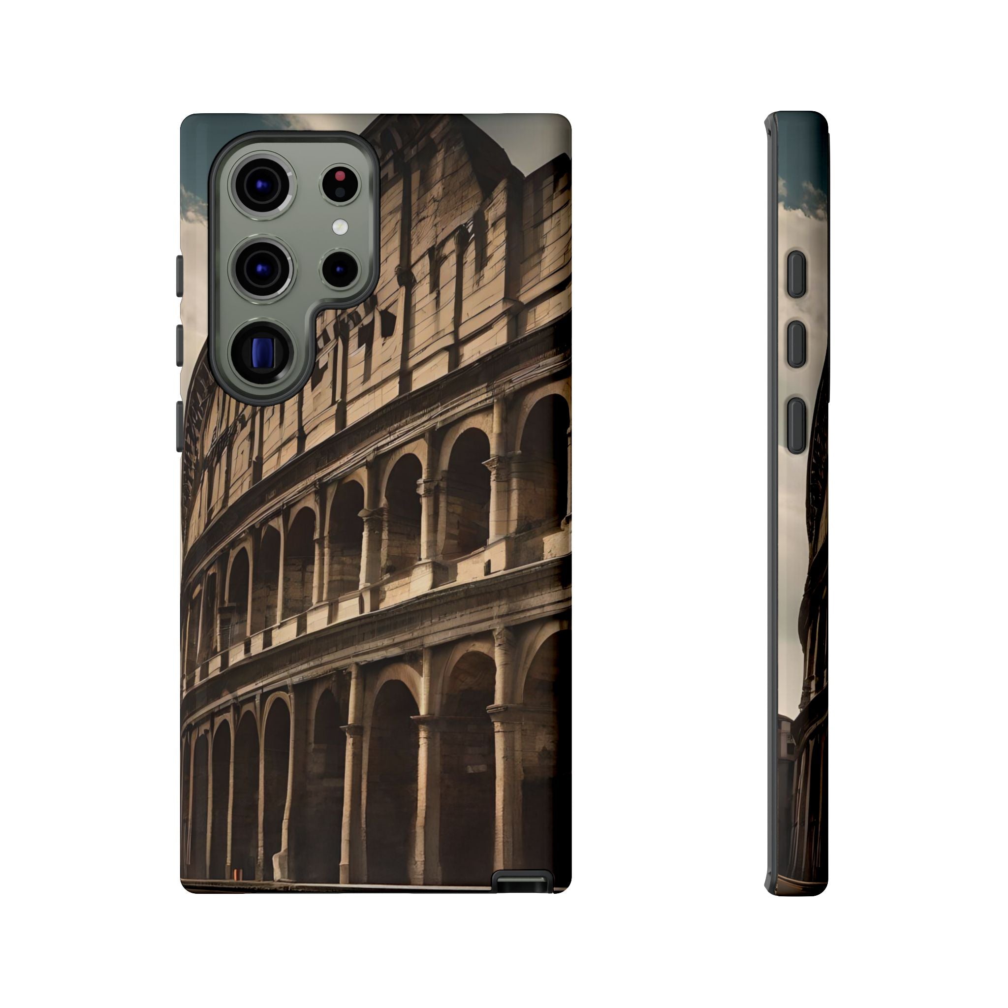 Vintage Colosseum Phone Case, Tough Cases for Travel Lovers, Unique Gift for History Buffs, Protect Your Phone with Style, Vintage Design