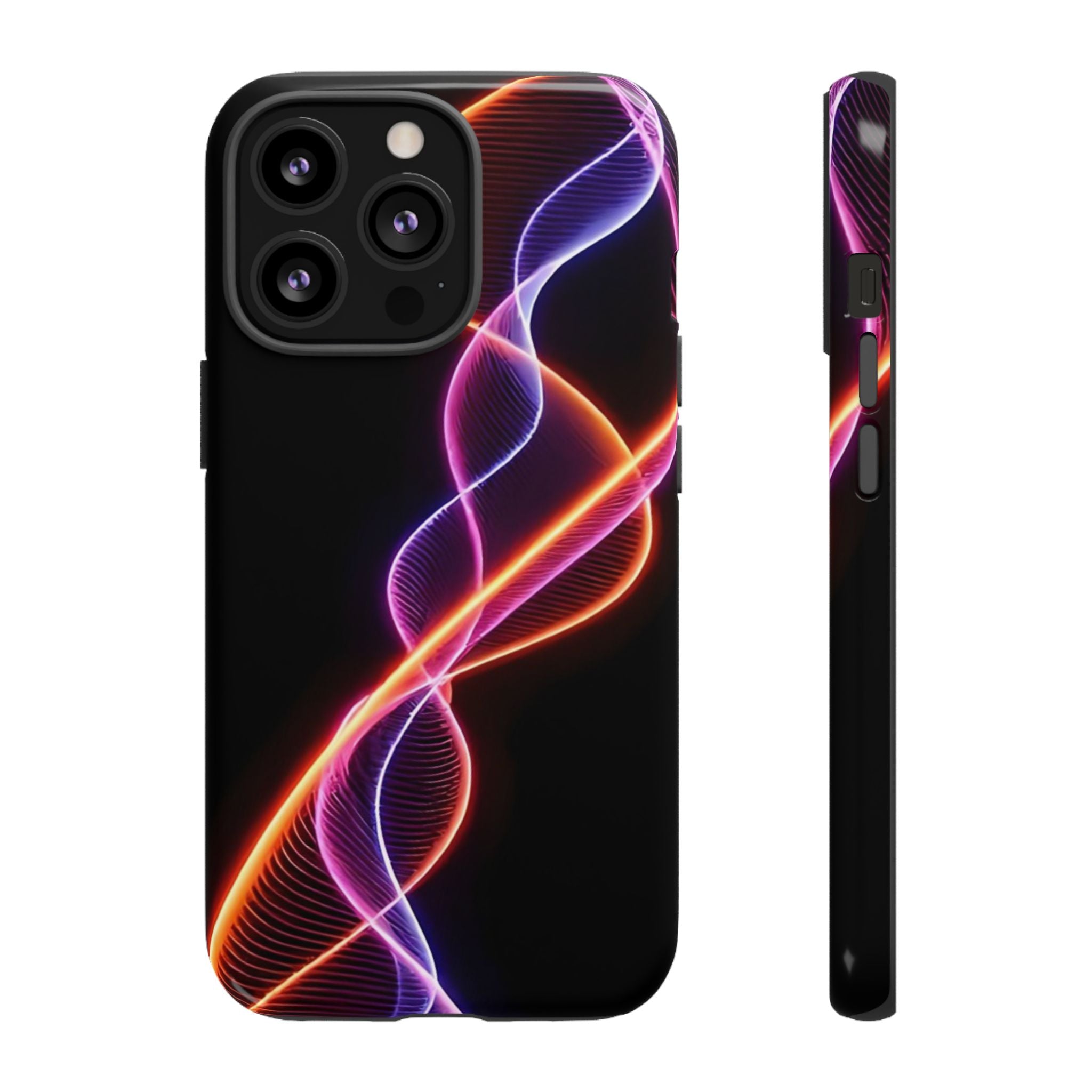 Vibrant Phone Case with Abstract Light Design, Artistic Phone Cover, Modern Tech Accessory, Gift for Tech Lovers, Personalized Phone Case