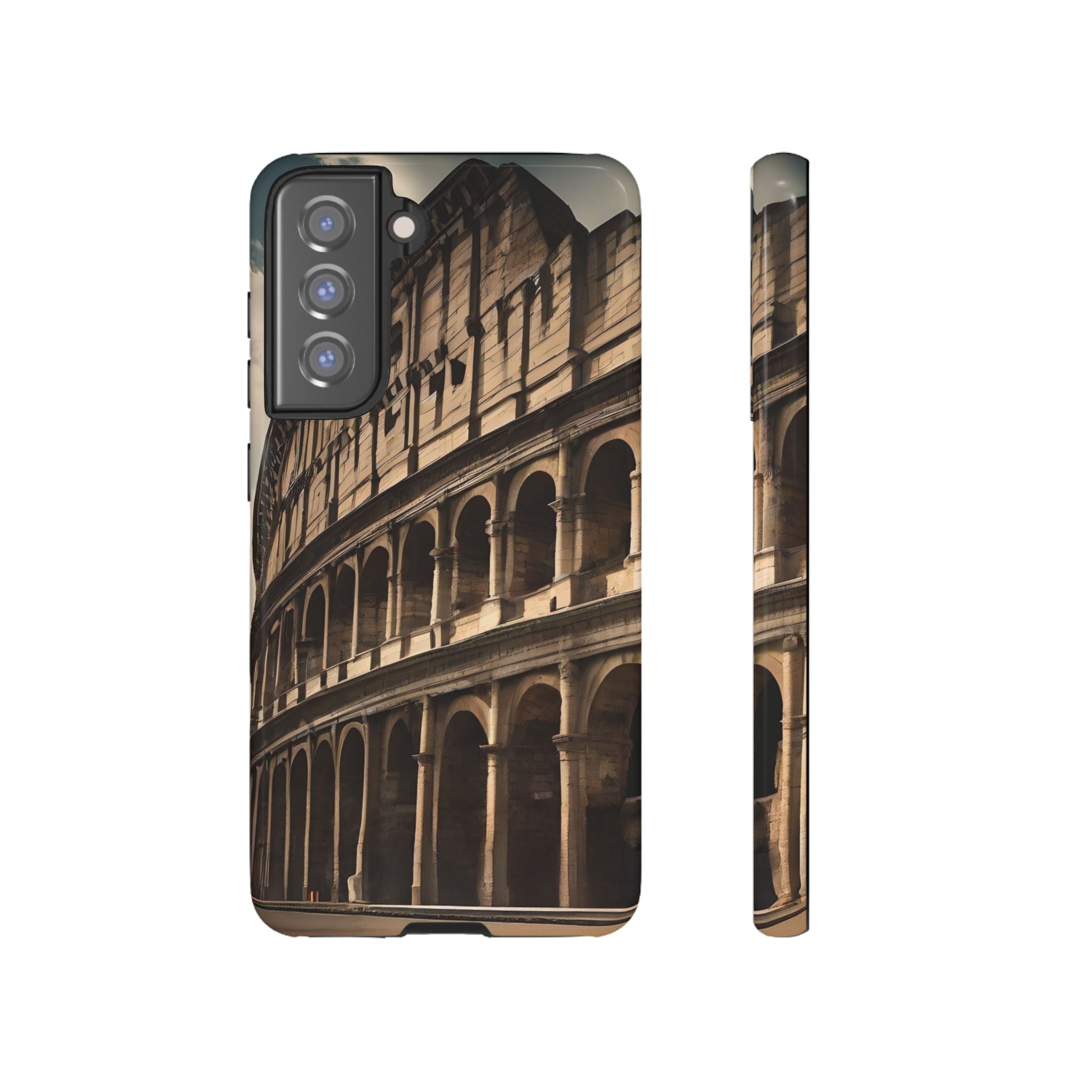 Vintage Colosseum Phone Case, Tough Cases for Travel Lovers, Unique Gift for History Buffs, Protect Your Phone with Style, Vintage Design