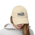 Distressed Unisex Cap - Safe City Crime Prevention