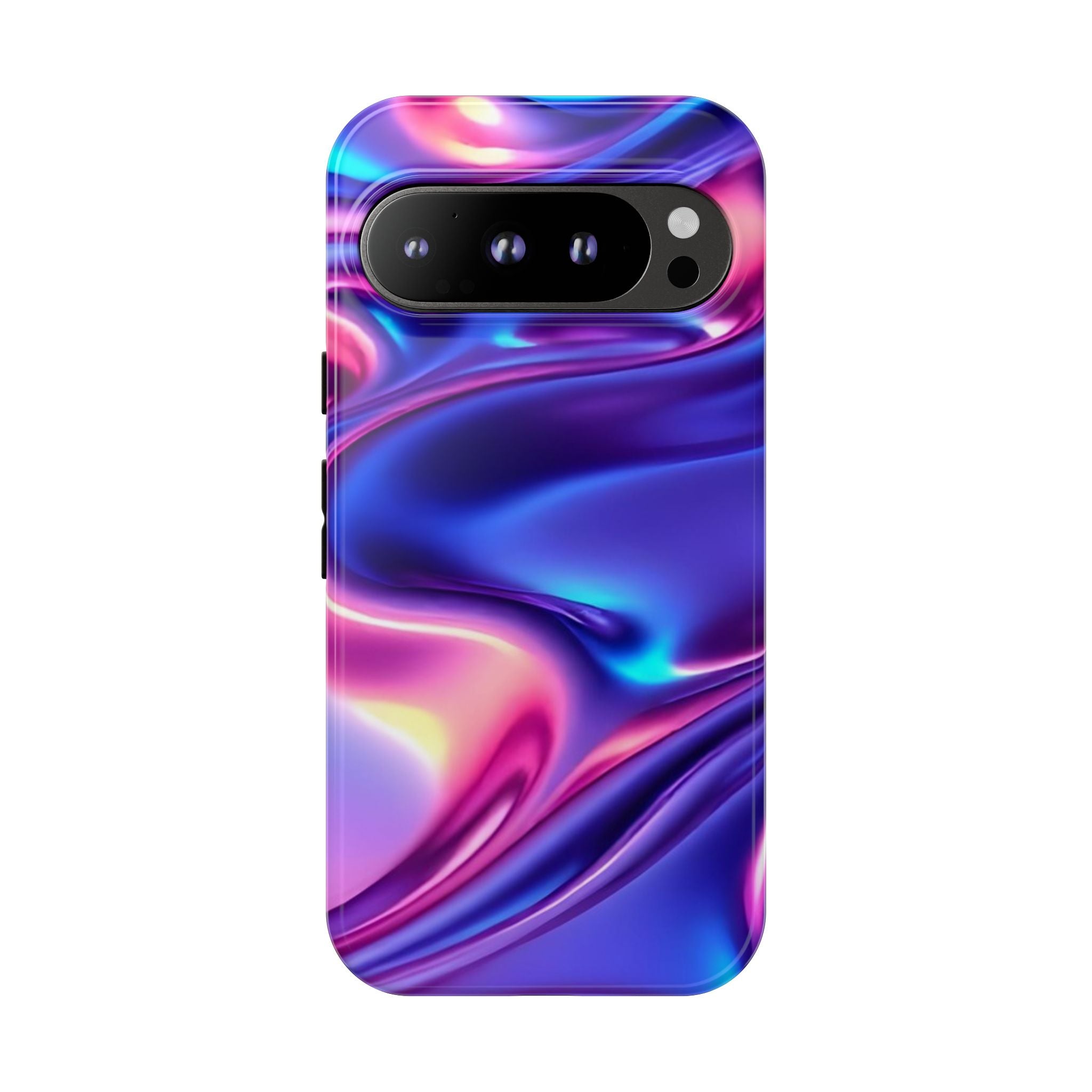 Vibrant Phone Case with Colorful Wave Design, Tough Phone Cover, Stylish Smartphone Case, Unique Gift for Her, Phone Accessories