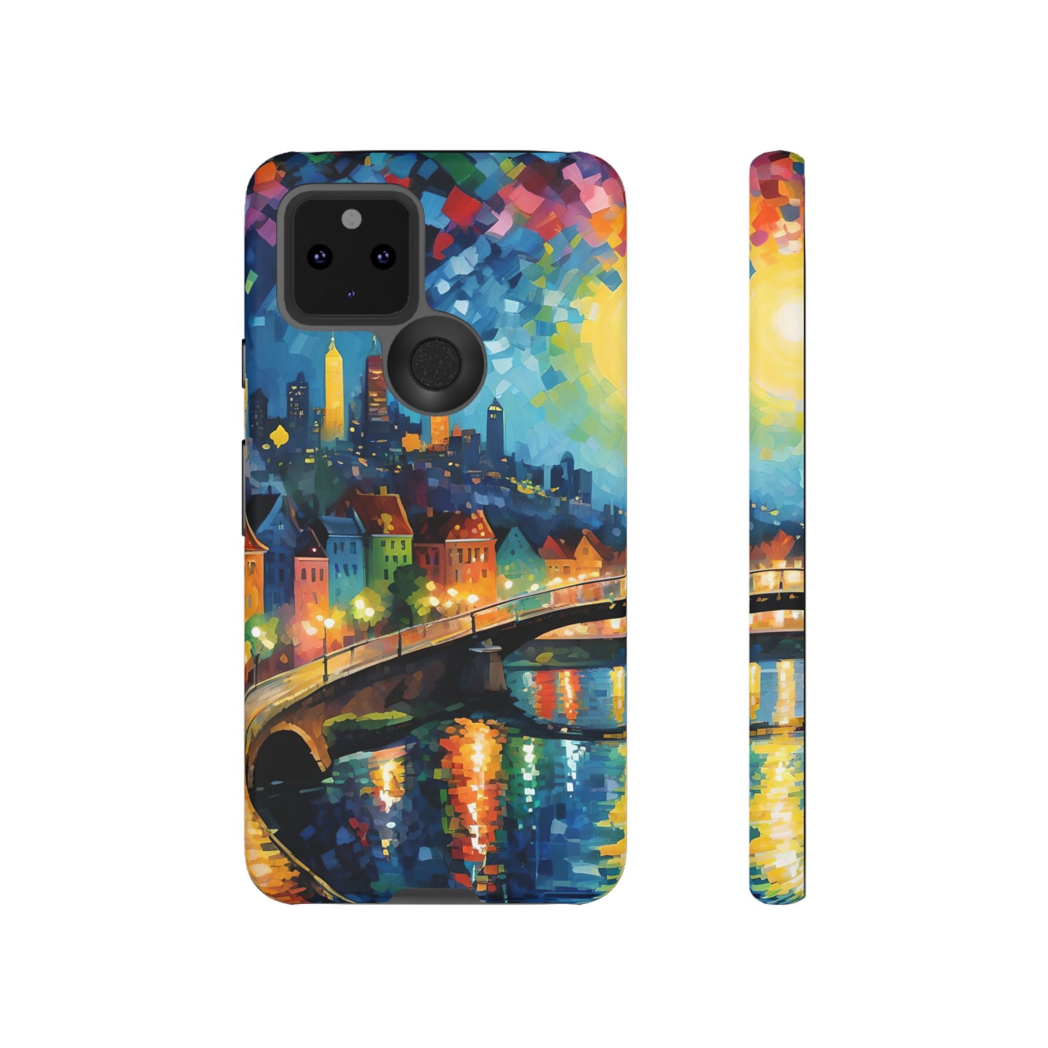 Colorful Phone Case for Tough Cases, Artistic Phone Cover, Unique Gift, Vibrant Design, Decorative Phone Accessories