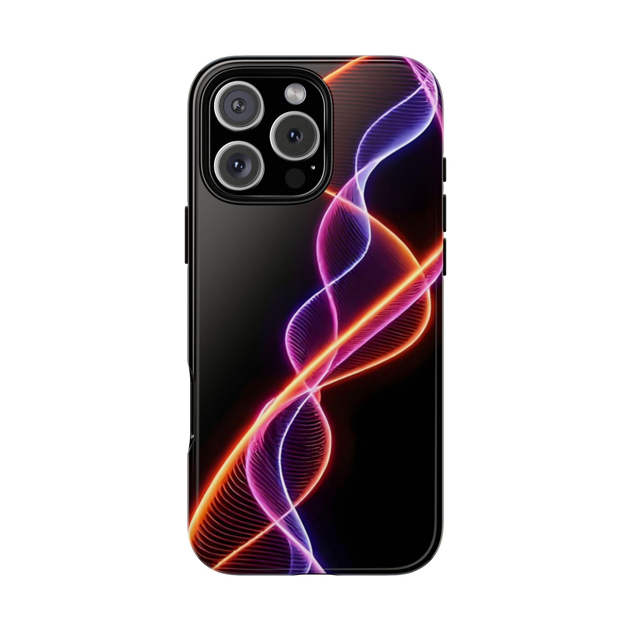 Vibrant Phone Case with Abstract Light Design, Artistic Phone Cover, Modern Tech Accessory, Gift for Tech Lovers, Personalized Phone Case