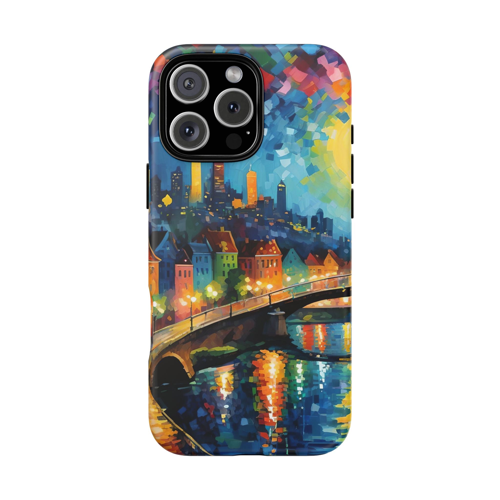 Colorful Phone Case for Tough Cases, Artistic Phone Cover, Unique Gift, Vibrant Design, Decorative Phone Accessories