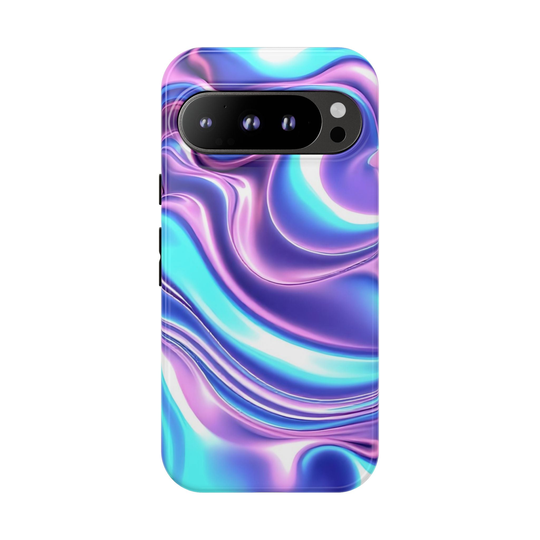 Colorful Phone Case, Tough Case, Swirl Design Phone Cover, Vibrant Phone Accessory, Gift for Her, Trendy Mobile Protection