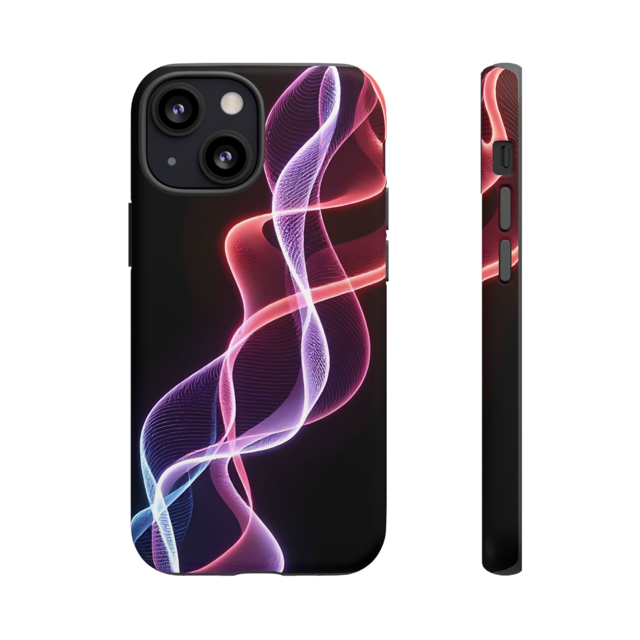 Stylish Phone Case with Vibrant Wave Design, Tough Cases, Phone Accessories, Unique Gift, Trendy Tech, Fashionable Protection