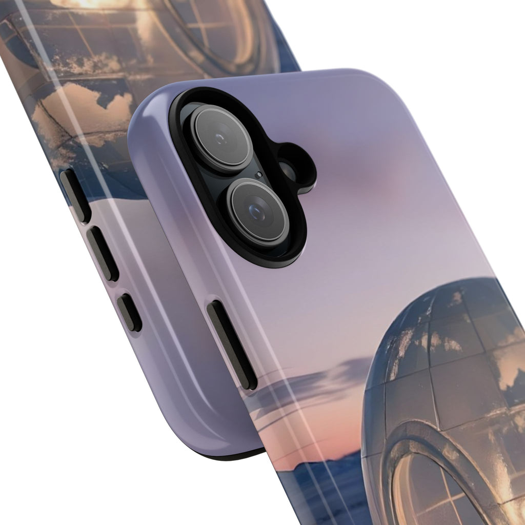 Arctic Igloo Twilight Snow Landscape, Phone Case