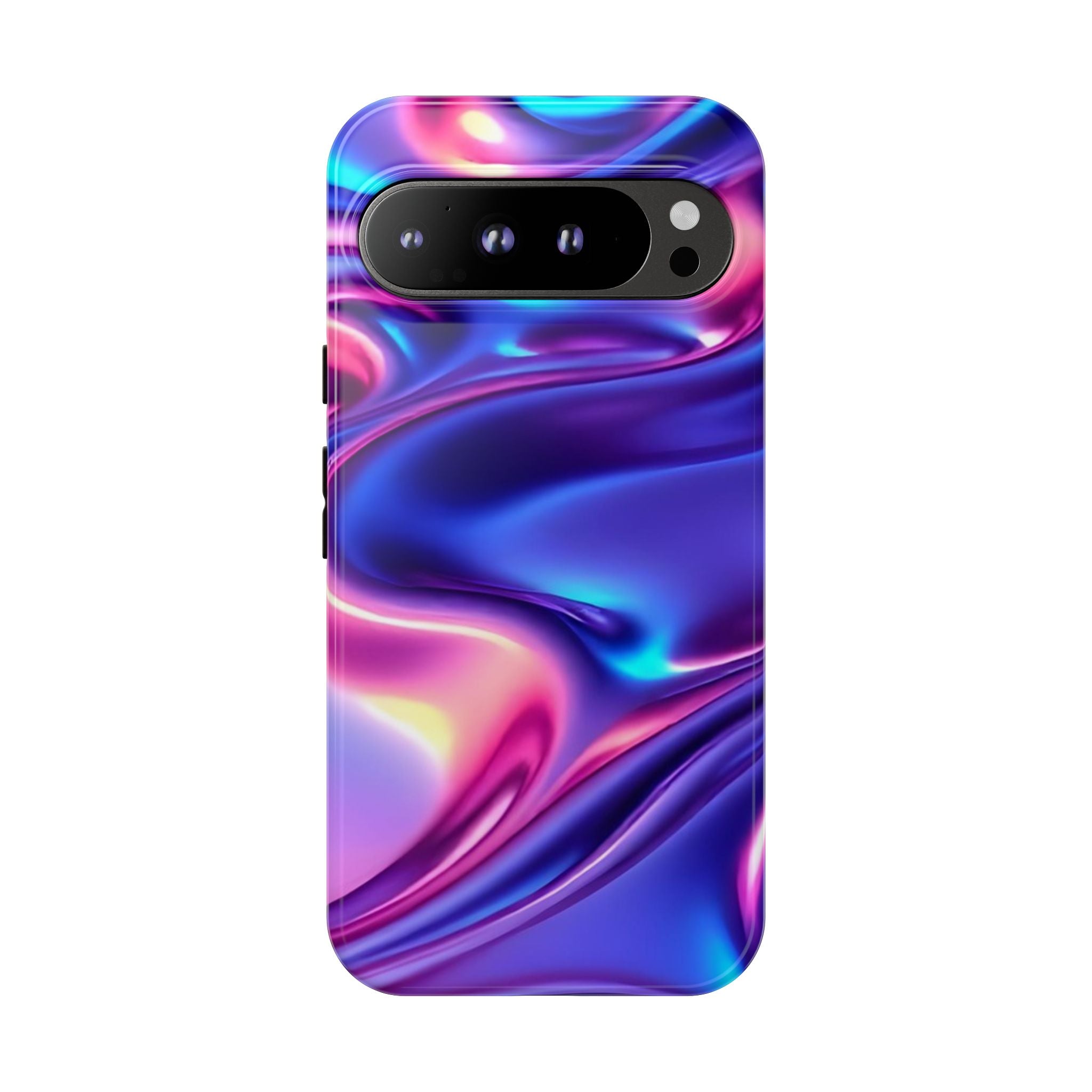 Vibrant Phone Case with Colorful Wave Design, Tough Phone Cover, Stylish Smartphone Case, Unique Gift for Her, Phone Accessories