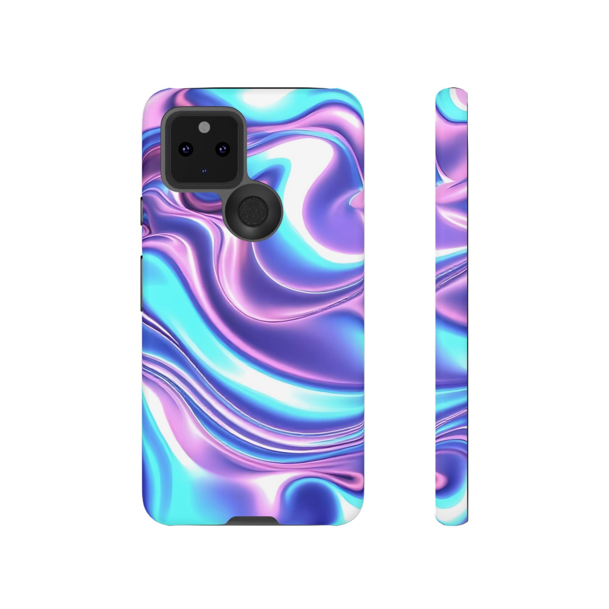 Colorful Phone Case, Tough Case, Swirl Design Phone Cover, Vibrant Phone Accessory, Gift for Her, Trendy Mobile Protection