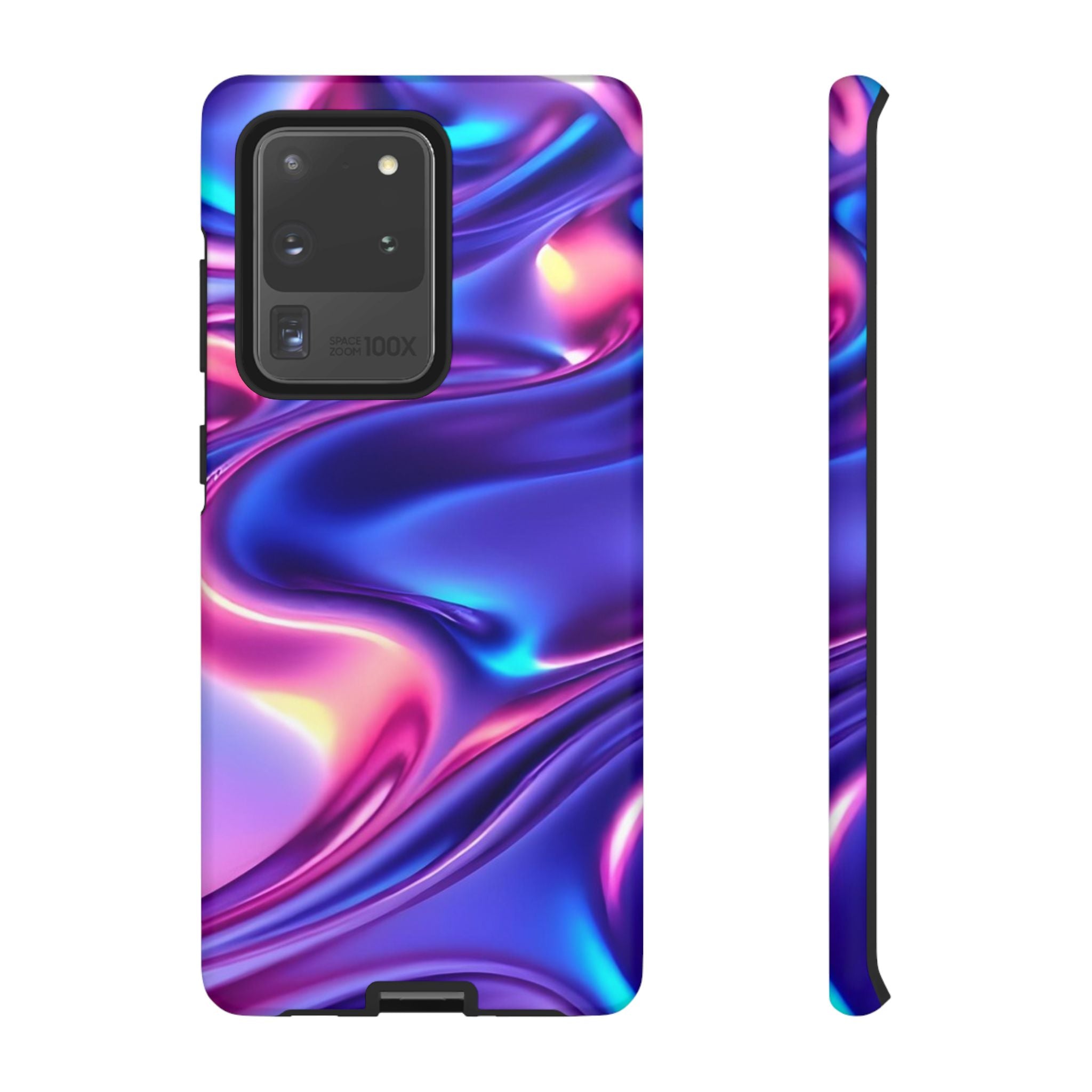 Vibrant Phone Case with Colorful Wave Design, Tough Phone Cover, Stylish Smartphone Case, Unique Gift for Her, Phone Accessories