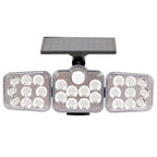 Solar Outdoor Lights 138 LED 3-Head Adjustable 360°Rotating Wide-Angle