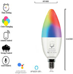 Genie Smart LED Candelabra Bulb E12 (Works with Google Home/Alexa) -