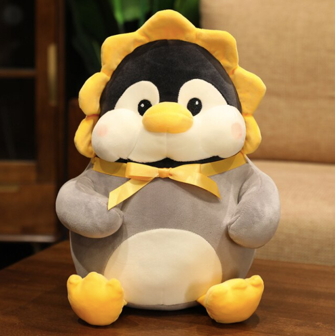Peluche Bébé Pingouin Habille