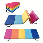 Folding Rainbow Gymnastics Fitness Mat Non-Slip-0