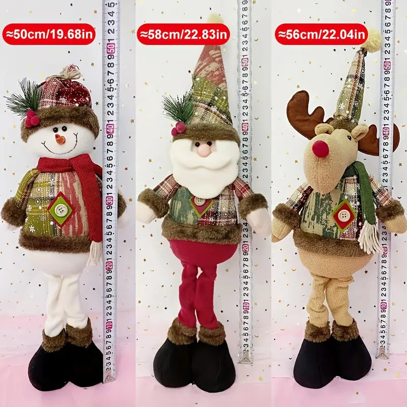 Enhance Your Festive Decor with 3pcs Christmas Dolls Tree Decor