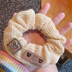 Love Star Knitted Wool Hair Tie