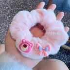 Cute Fluffy Big-Eared Scrunchies 4pcs Set