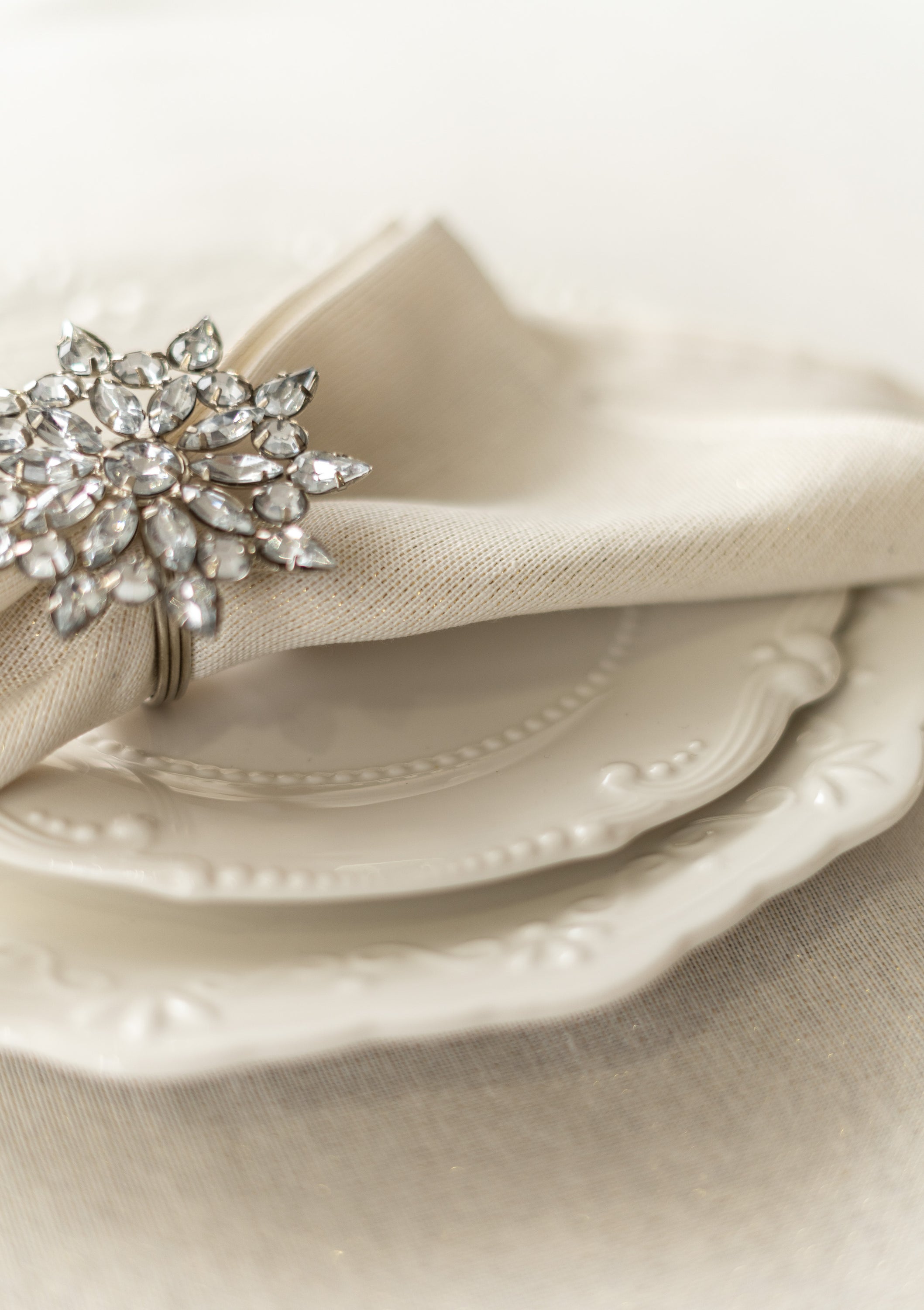 Festive napkin | Liso Crudo Oro