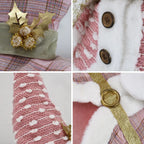 2024 New 90CM Pink Telescopic Christmas Doll